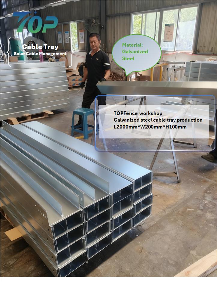 Productie si livrare tavi de cablu solar galvanizate