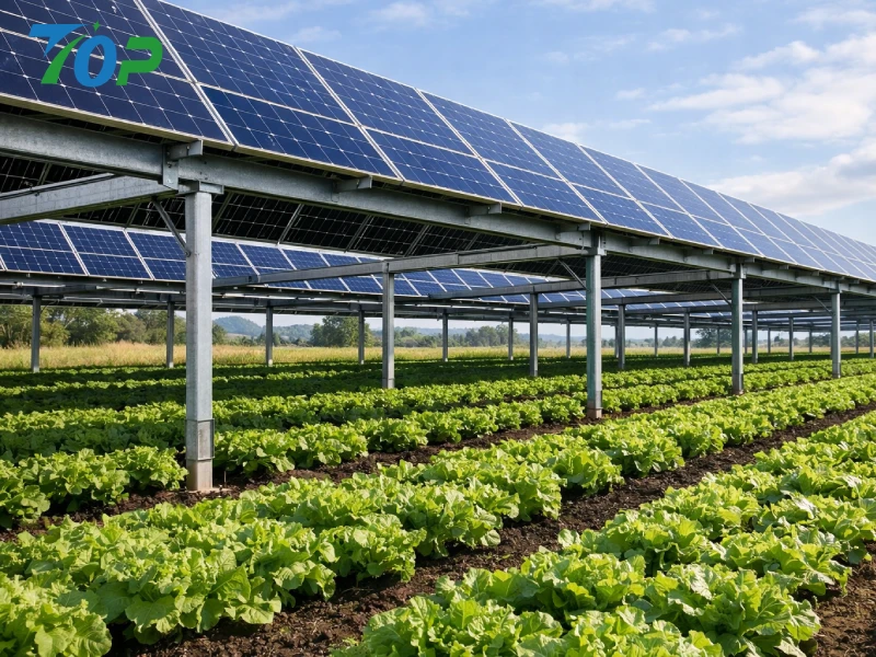 Agrivoltaice: Cum să crești culturi cu randament ridicat sub panouri solare