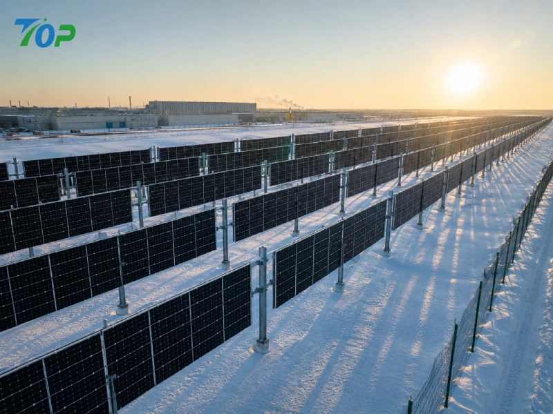 Solar vertical în regiunile înzăpezite: Avantajele tehnice ale sistemelor fotovoltaice verticale în condiții de iarnă