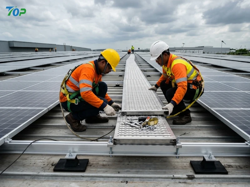Pasarele de întreținere industrială pentru acoperișurile fabricii: standarde de conformitate, siguranță structurală și ghid de proiectare EPC compatibil cu energia solară