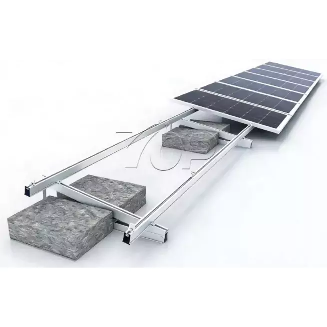 Raft de montare pentru balast solar din beton pentru acoperiș plat