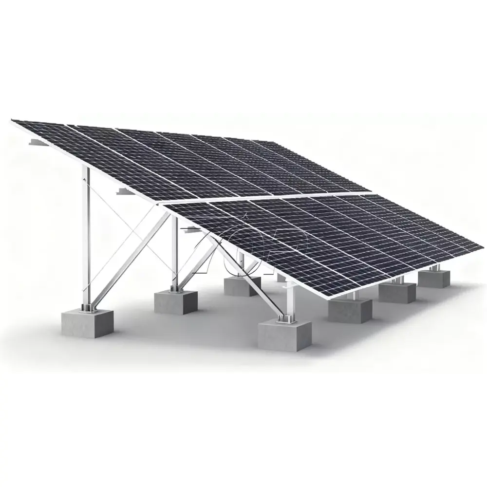 Sistem de rafturi de montare solară la sol