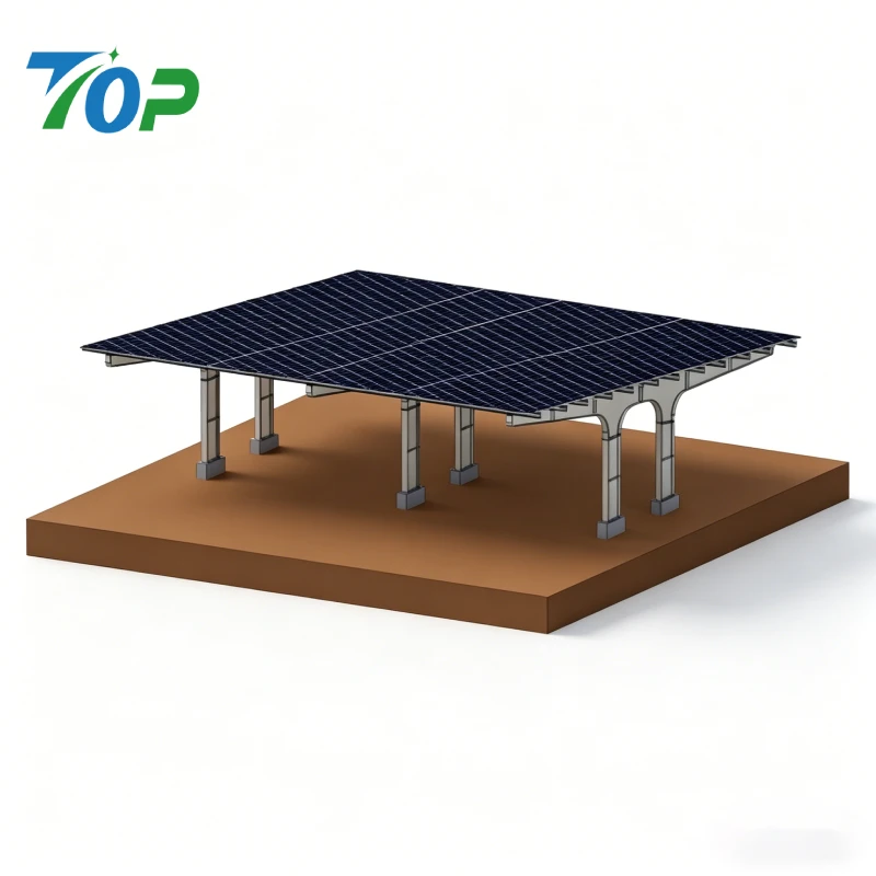 Sistem de montare pentru carport pentru parcare solară galvanizat la cald