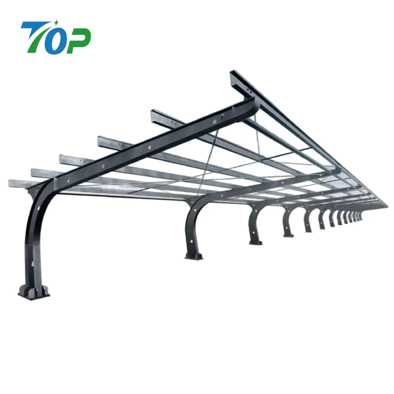 Carport solar neregulat din oțel