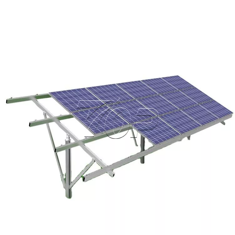 Sistem de montare la sol cu ​​un singur stâlp pentru panouri solare
