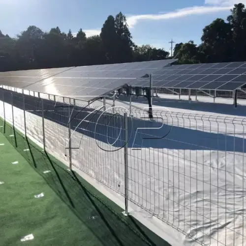 Gard cu zale cu lanț solar