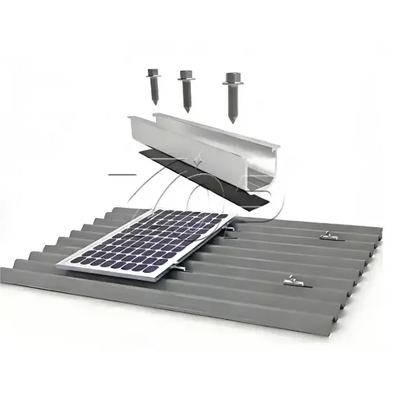 Sistem de montare solară cu mini șină în stil U
