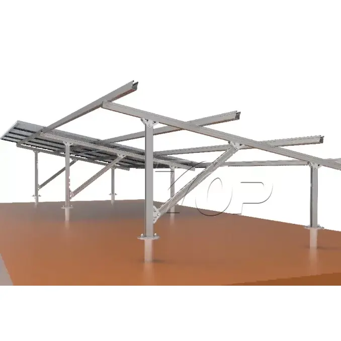 Structură de montare la sol din oțel ZAM