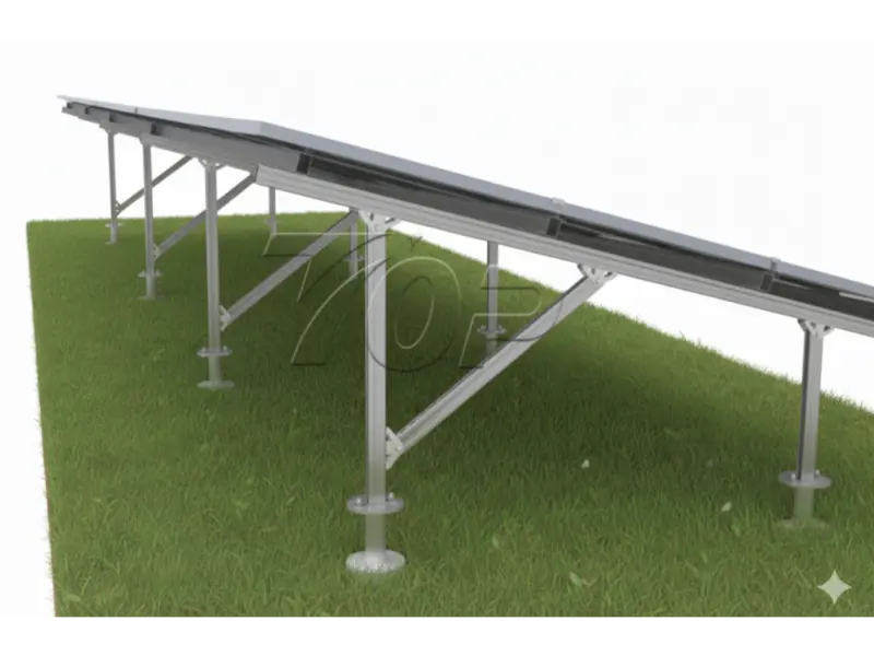 ZAM Steel Ground System Solar